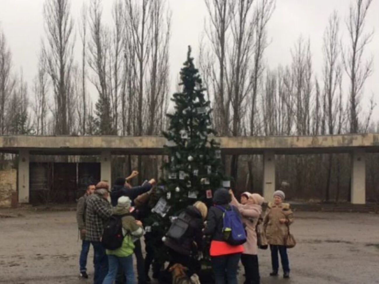 Ялинку встановили біля палацу культури "Енергетик"