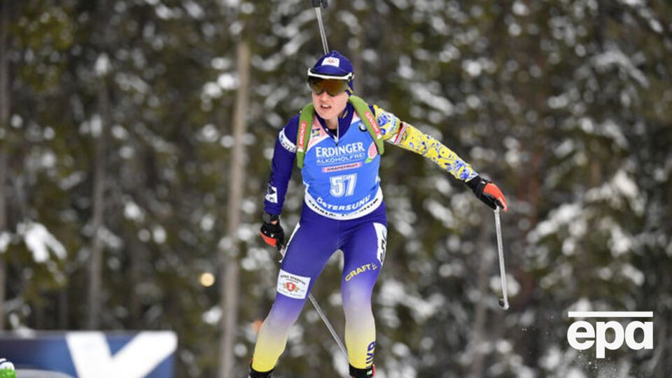 Меркушина (на фото) і Підручний представлять Україну на Різдвяних перегонах