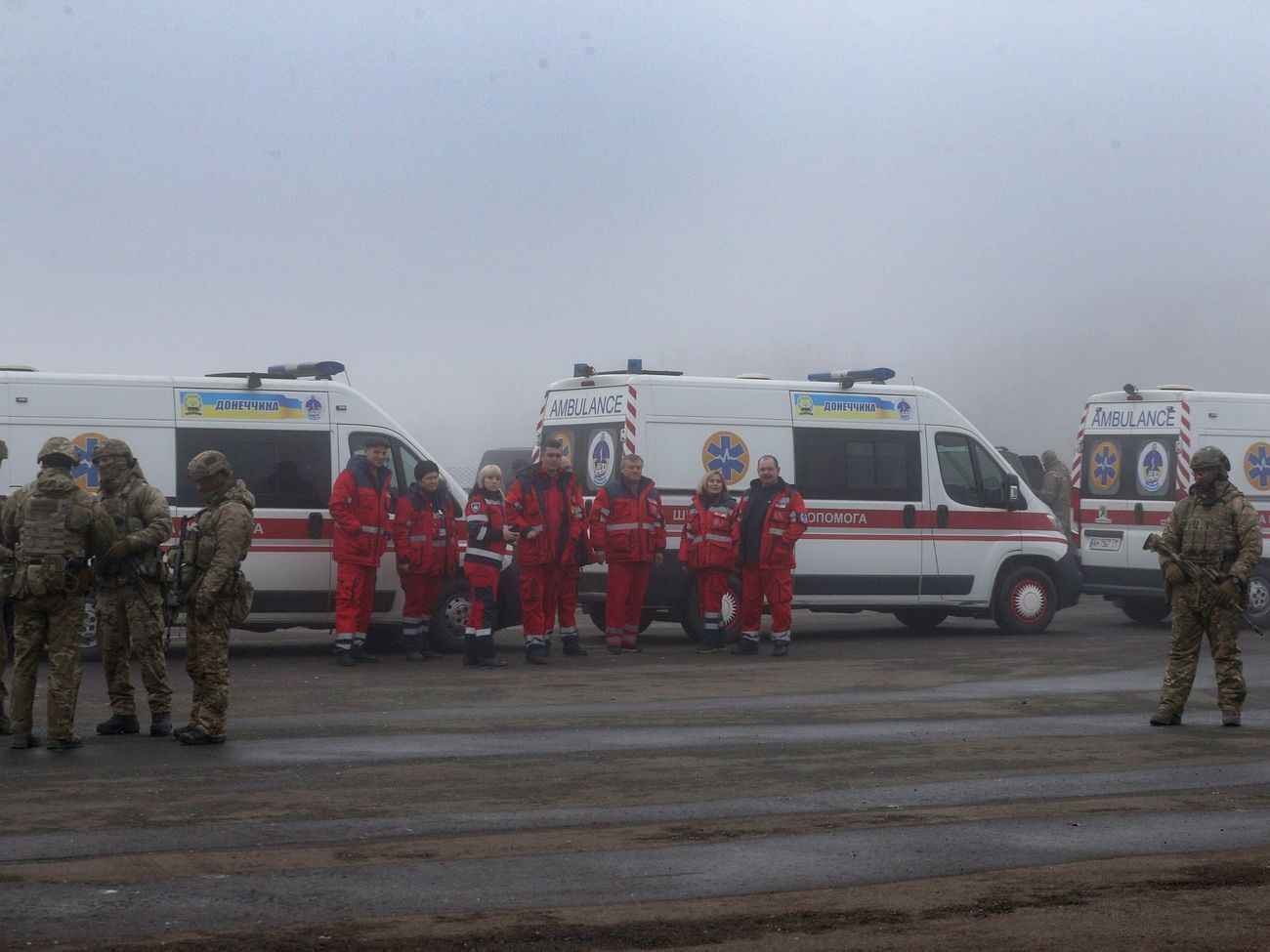 Обмен&nbsp;проходит в контрольном пункте въезда/выезда "Майорское"&nbsp;в Донецкой области