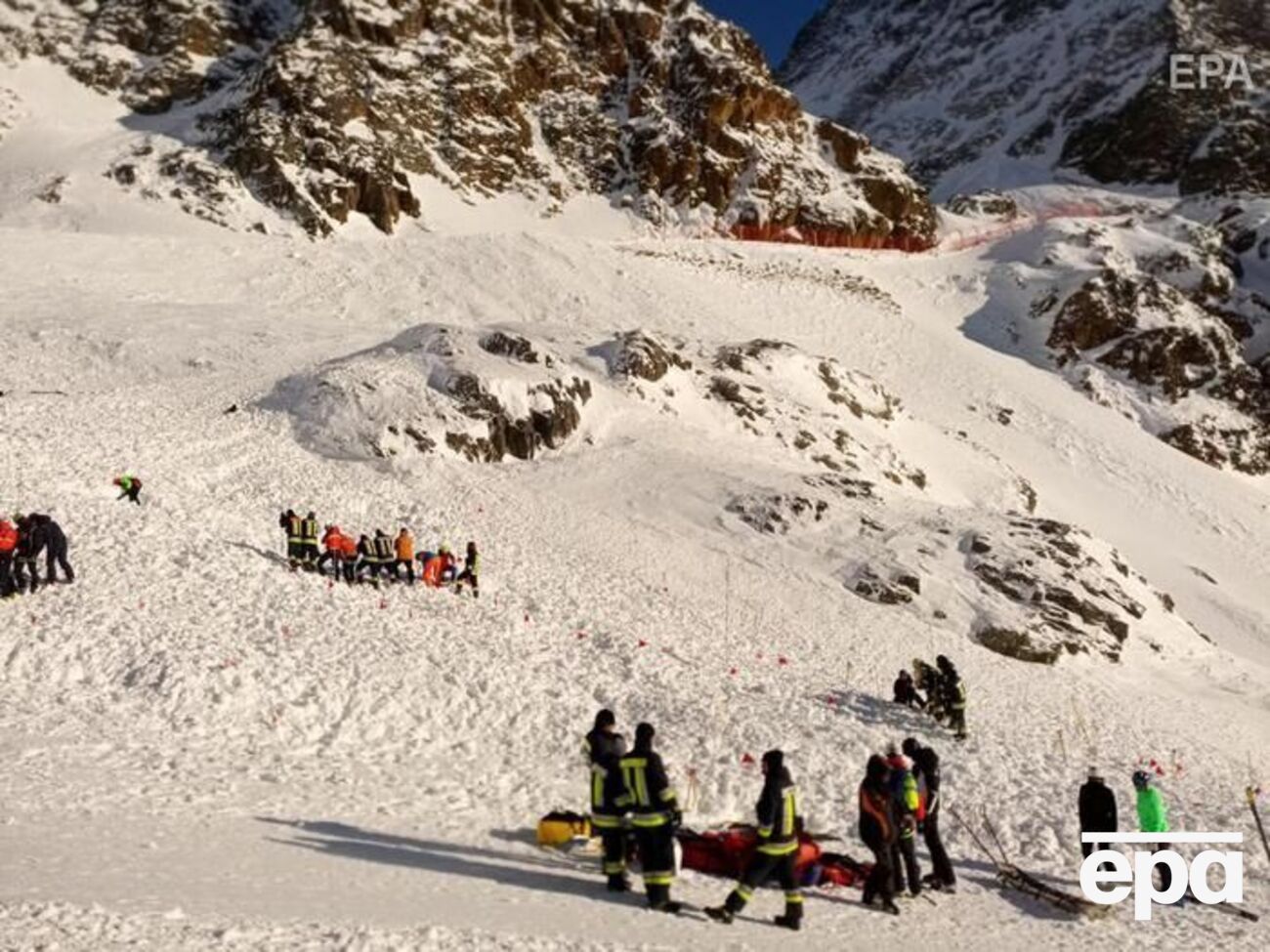В Італії внаслідок двох лавин загинуло чотири людини