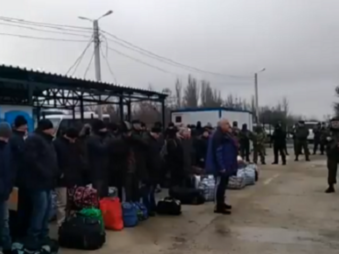 Савін виступив із промовою після обміну