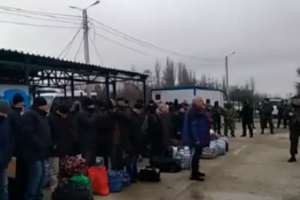 Савін виступив із промовою після обміну