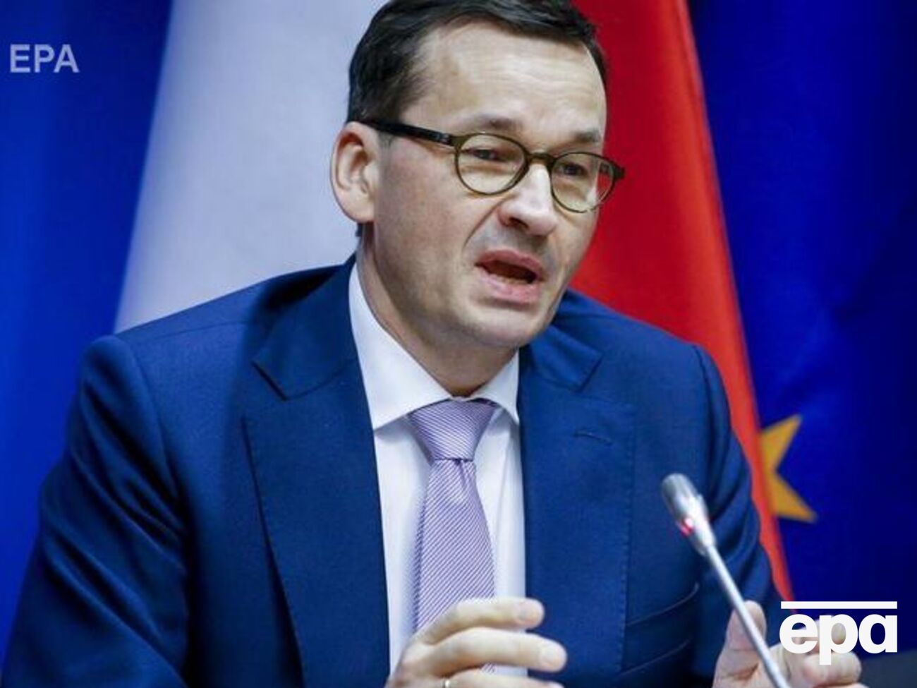 Моравецький заявив, що Путін намагається приховати проблеми Росії своїми заявами про Польщу