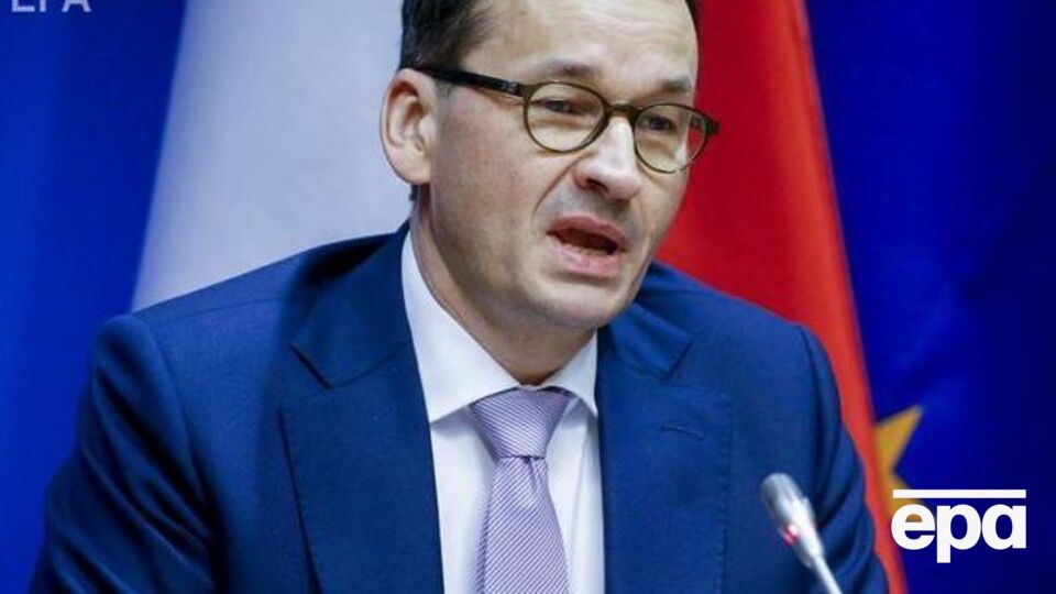 Моравецький заявив, що Путін намагається приховати проблеми Росії своїми заявами про Польщу
