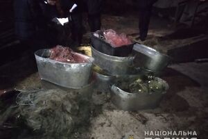У рибалок вилучили знаряддя лову, човен і рибу