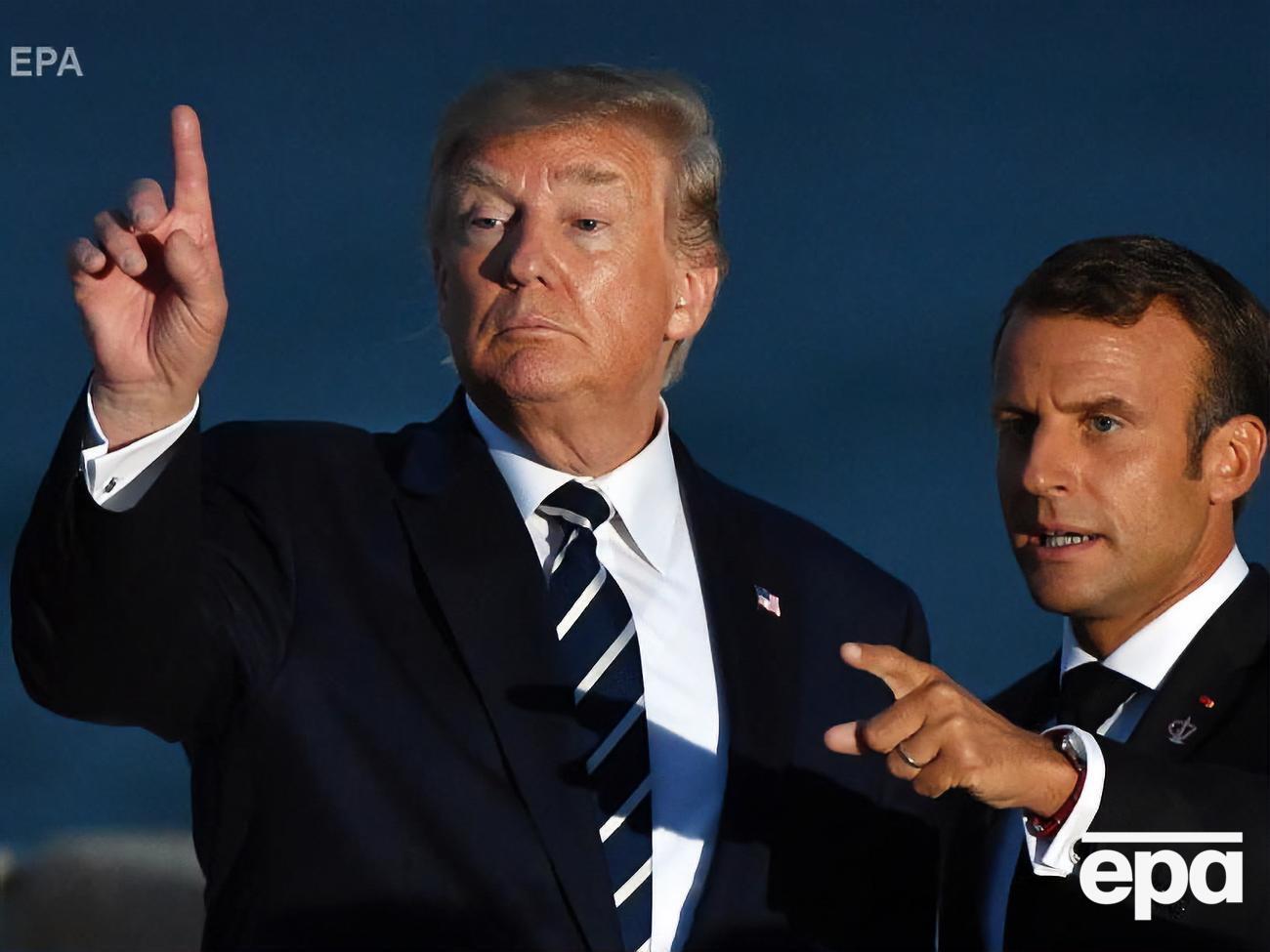 Трамп называл слова Макрона "оскорбительными"