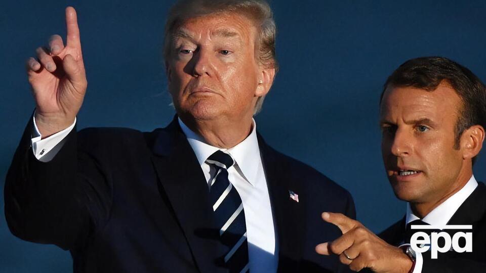 Трамп называл слова Макрона "оскорбительными"