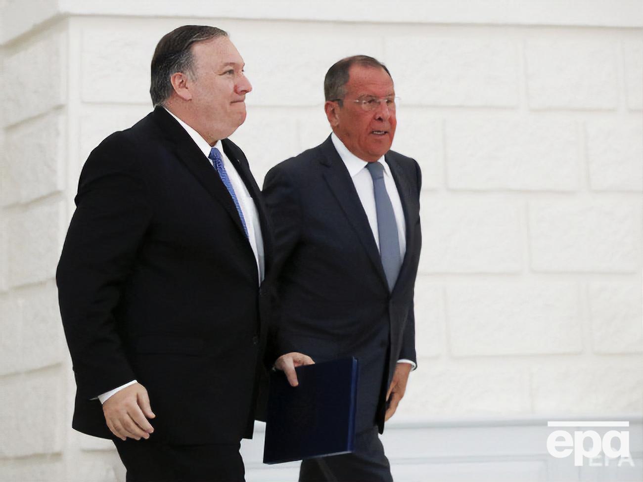 Востаннє Помпео і Лавров зустрічалися у травні 2019 року