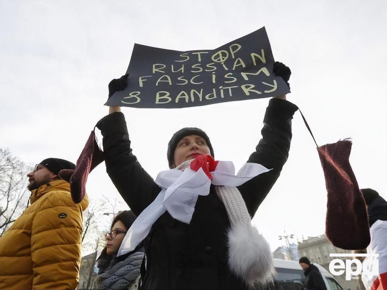 В Беларуси проходит акция протеста против интеграции с Россией. Фоторепортаж