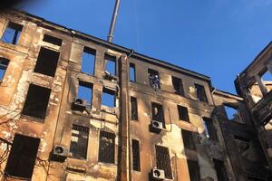 Пожар в Одессе начался утром 4 декабря