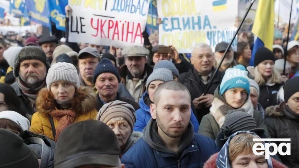 На демонстрації учасники нагадали Зеленському про "червоні лінії"
