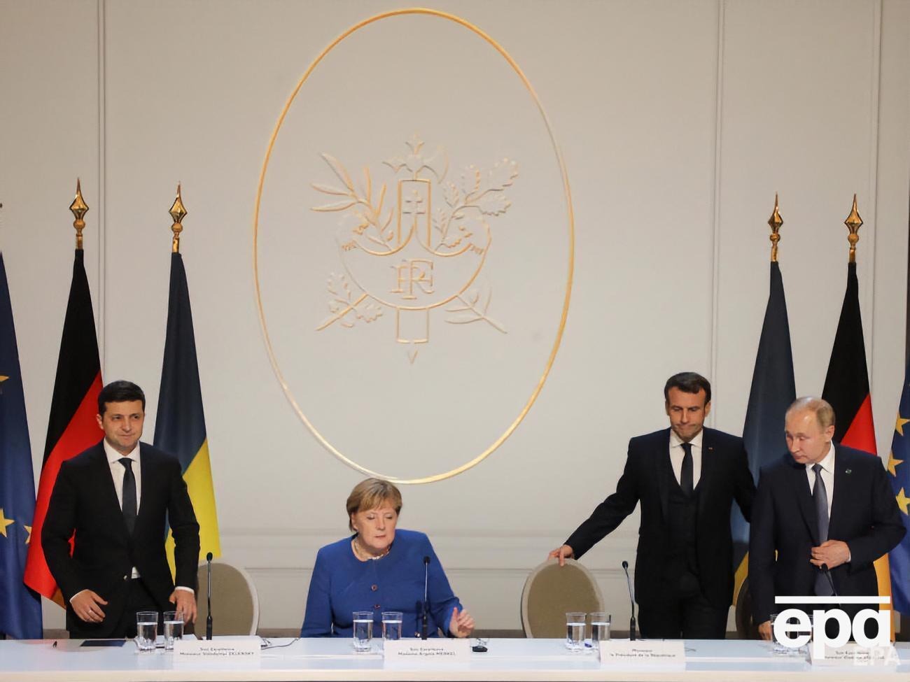 В Париже состоялся саммит "Нормандской четверки"