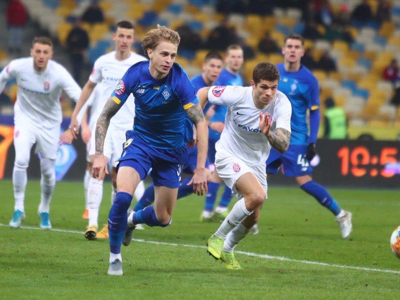 "Динамо" проиграло "Заре" со счетом 1:2