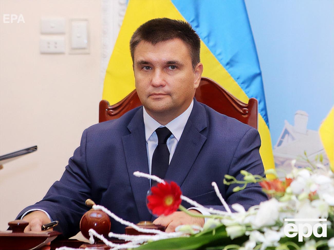 Климкин (на фото): Пойти в Раду было решением Порошенко, он не обсуждал это со мной