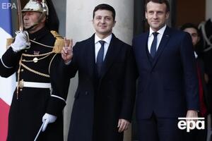 У межах нормандського саміту Зеленський спочатку провів двосторонню зустріч із Макроном