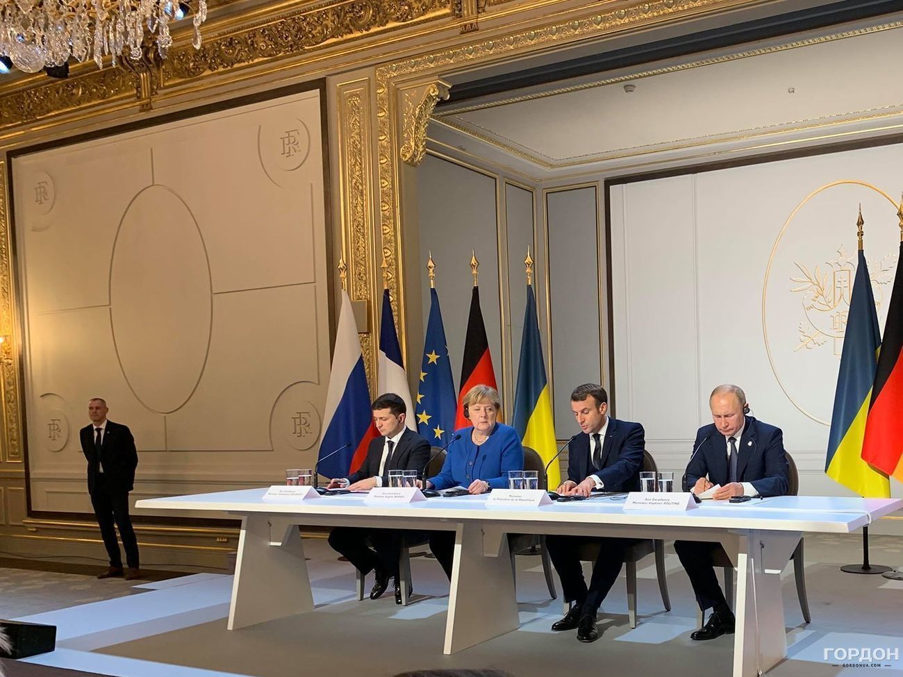 В Париже встретились лидеры стран "Нормандской четверки"