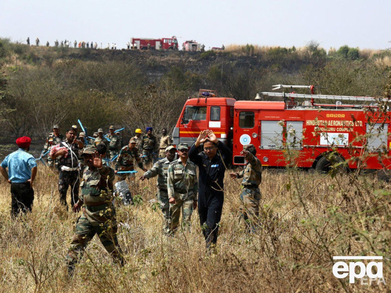 Самолет упал недалеко от города Бенгалуру