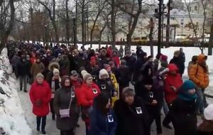 Несанкционированный марш материнского гнева в Москве