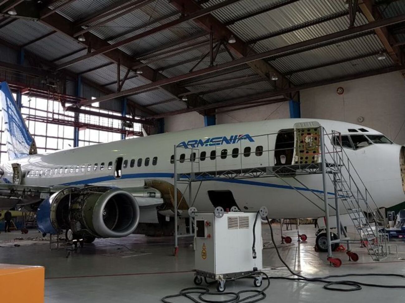Работы по техобслуживаною Boeing проводятся совместно с компанией "Конкорд Аэротехник"
