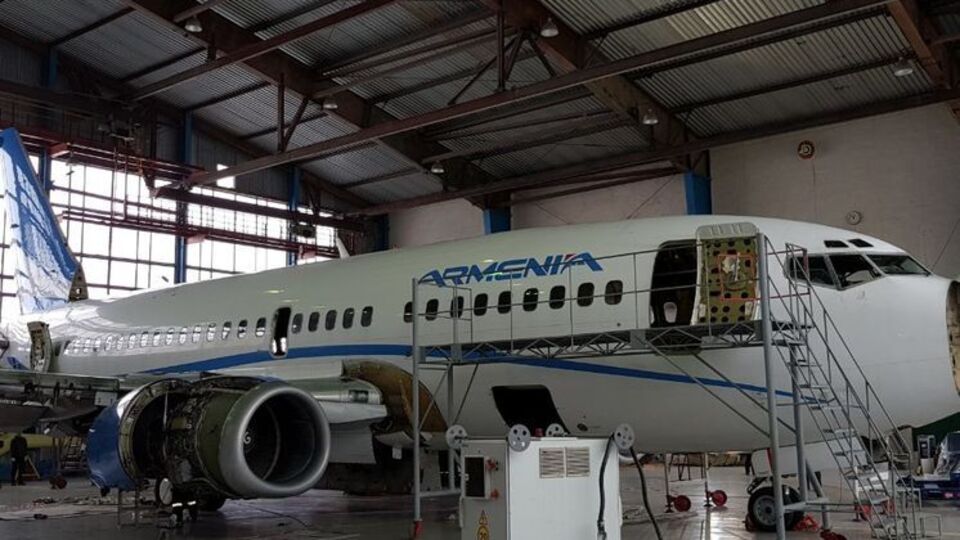 Работы по техобслуживаною Boeing проводятся совместно с компанией "Конкорд Аэротехник"