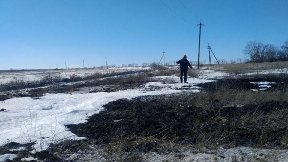 Через порив на ЛЕП село Катеринівка Попаснянського району знеструмлено повністю
