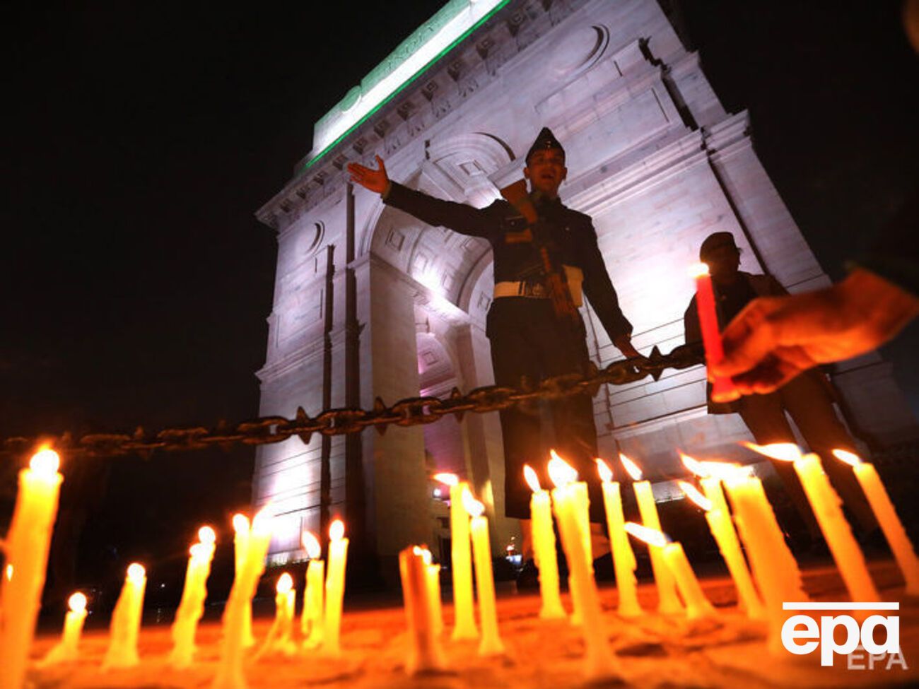 В Індії вшанували пам'ять військових, загиблих унаслідок теракту