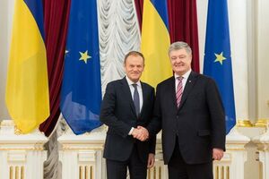 Порошенко встретился с Туском в Киеве