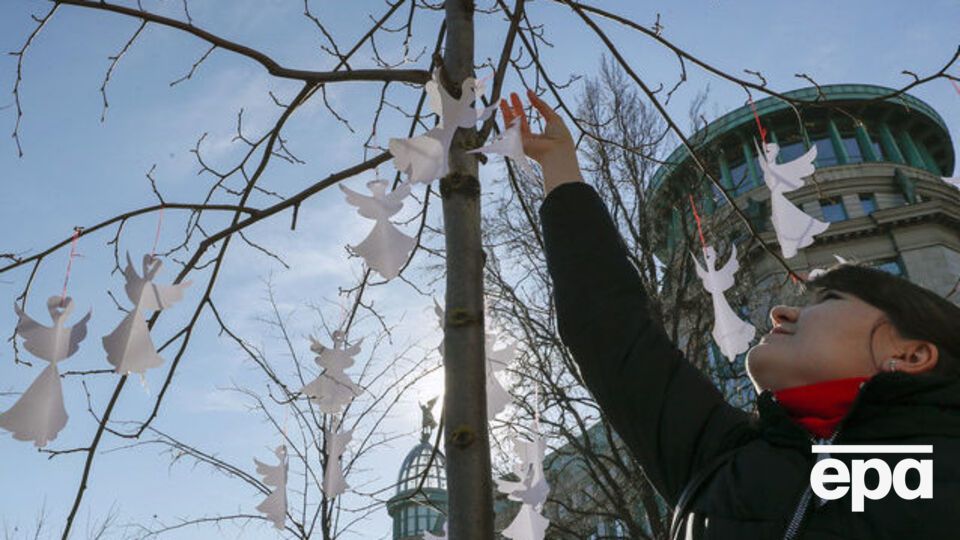 В Киеве прошла акция в честь героев Небесной сотни