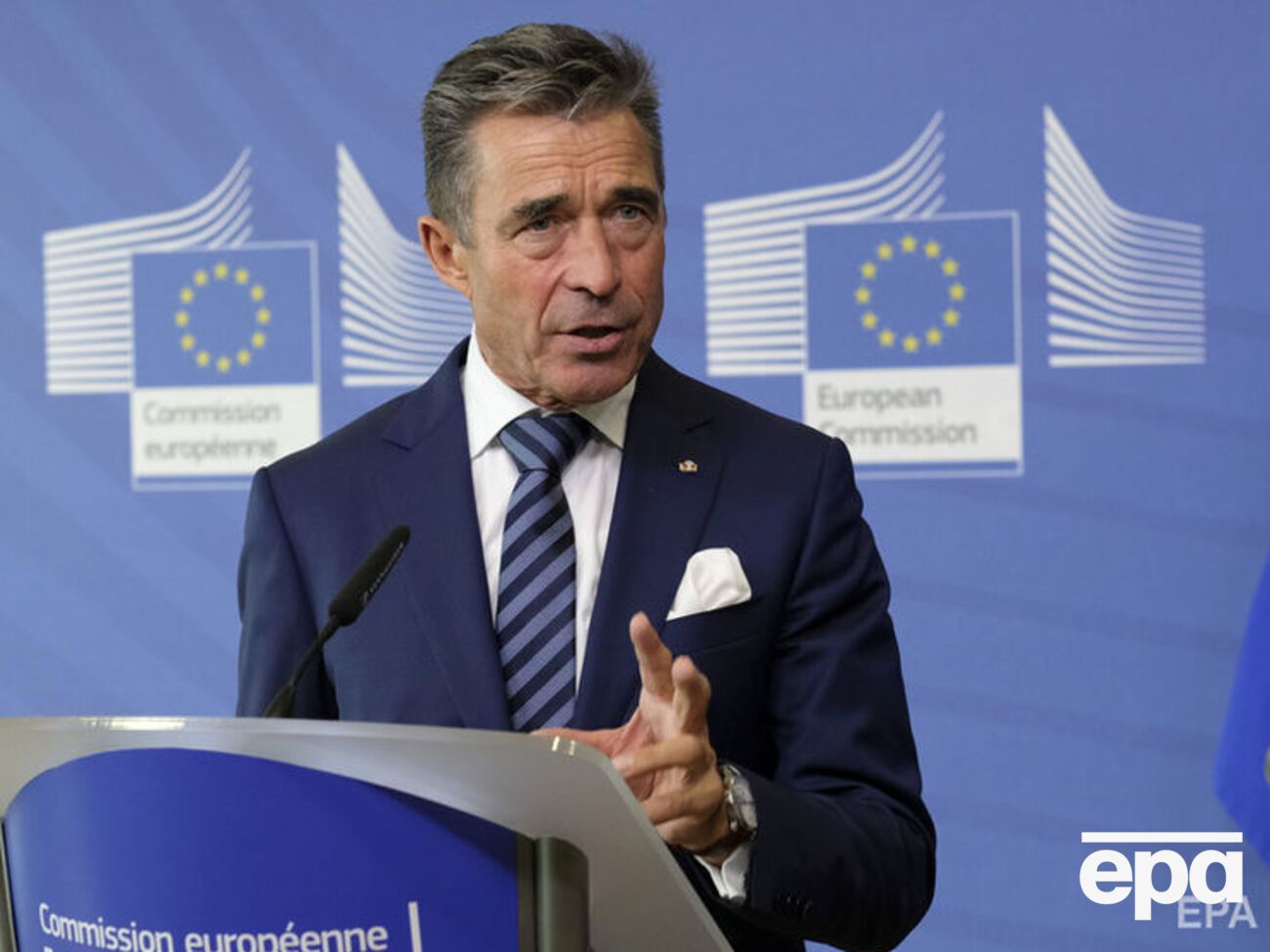 Расмуссен уважає, що для контролю за Донбасом необхідно мінімум 20 тис. миротворців