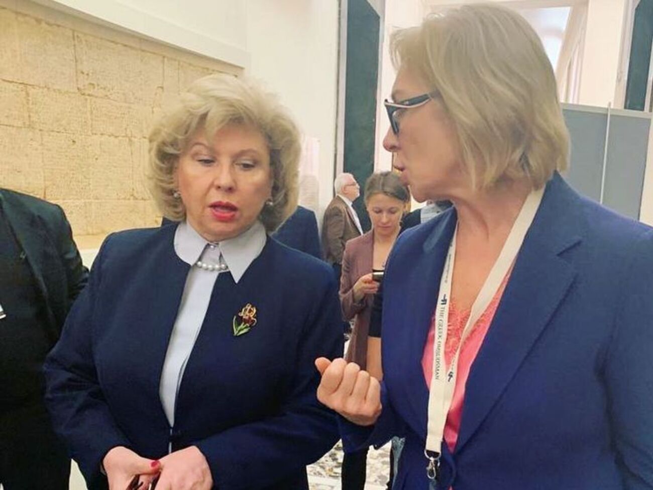 Москалькова и Денисова все-таки встретились