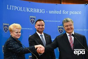 Грібаускайте, Дуда і Порошенко зустрілися в Любліні, де базується "ЛитПолУкрбриг"