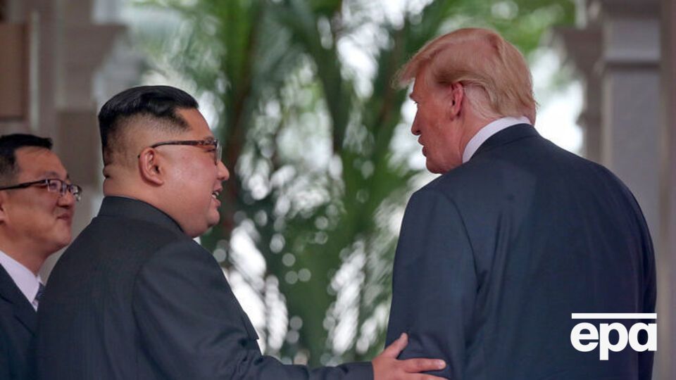 Уперше Кім Чен Ин і Трамп зустрілися в червні 2018 року
