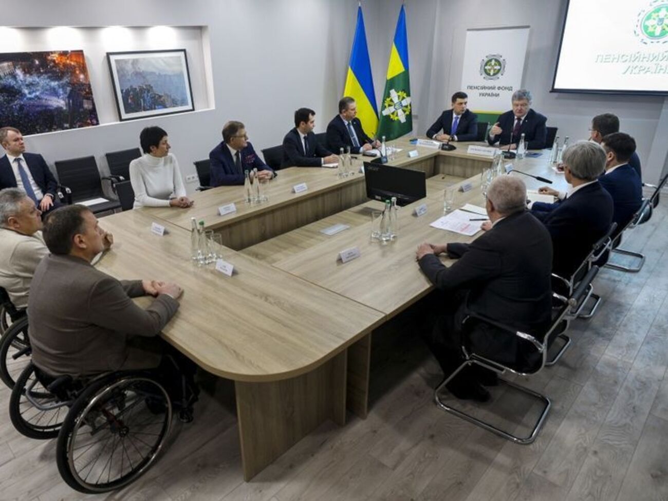 Порошенко провел совещание в Пенсионном фонде