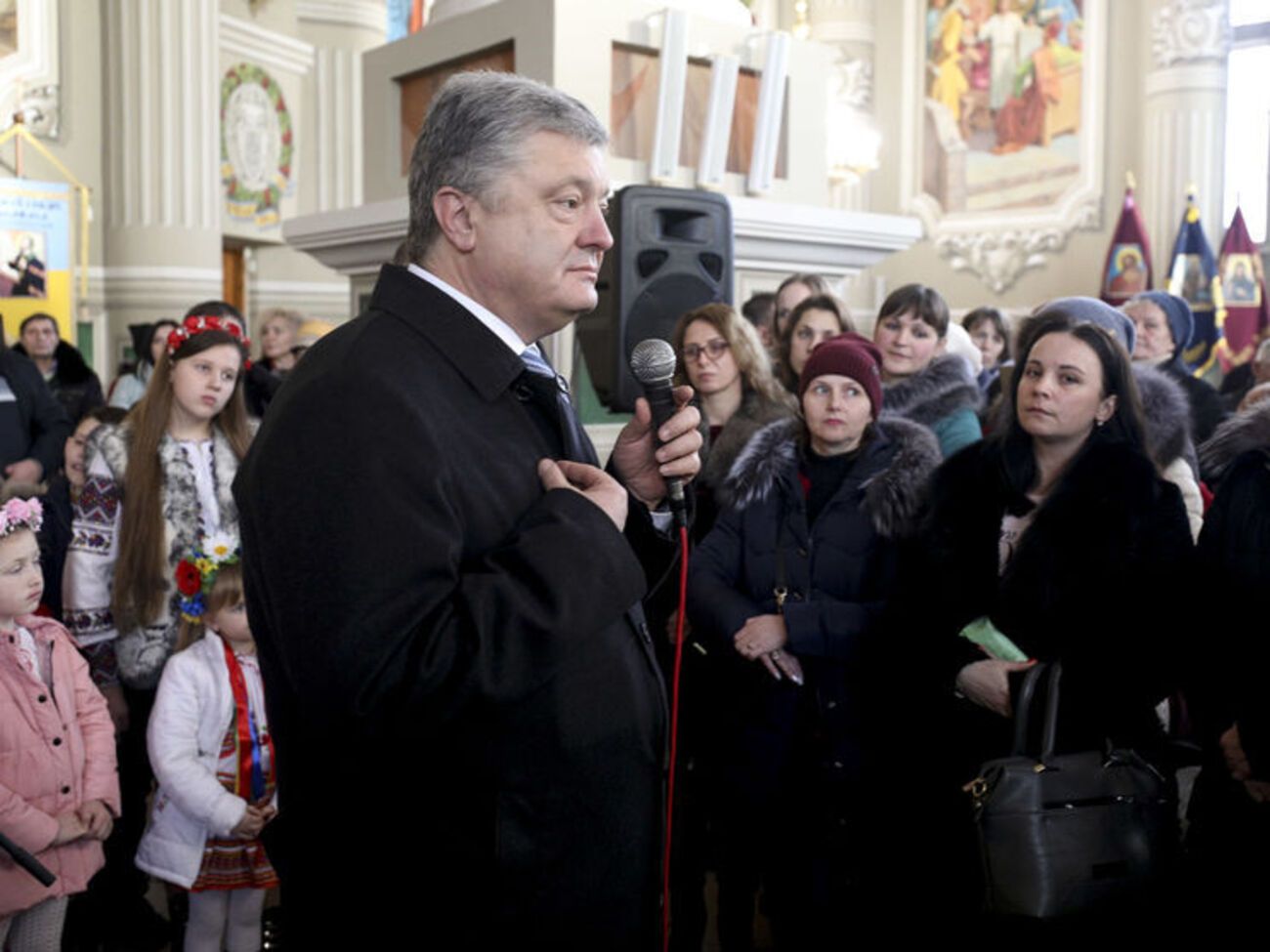 У Червонограді Порошенко був 23 лютого