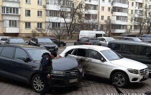 Водитель получил легкие повреждения в результате взрыва