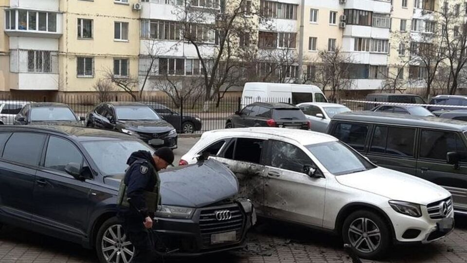 Водій дістав легкі ушкодження внаслідок вибуху
