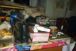 О 21.52 2 лютого рятувальники ліквідували пожежу на площі 1 м²