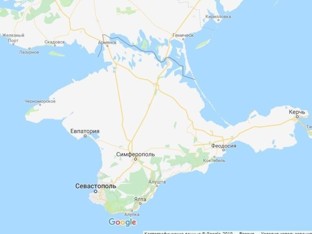Посольство України у США намагається домогтися коректного відображення належності Криму на Google Maps, заявили у МЗС