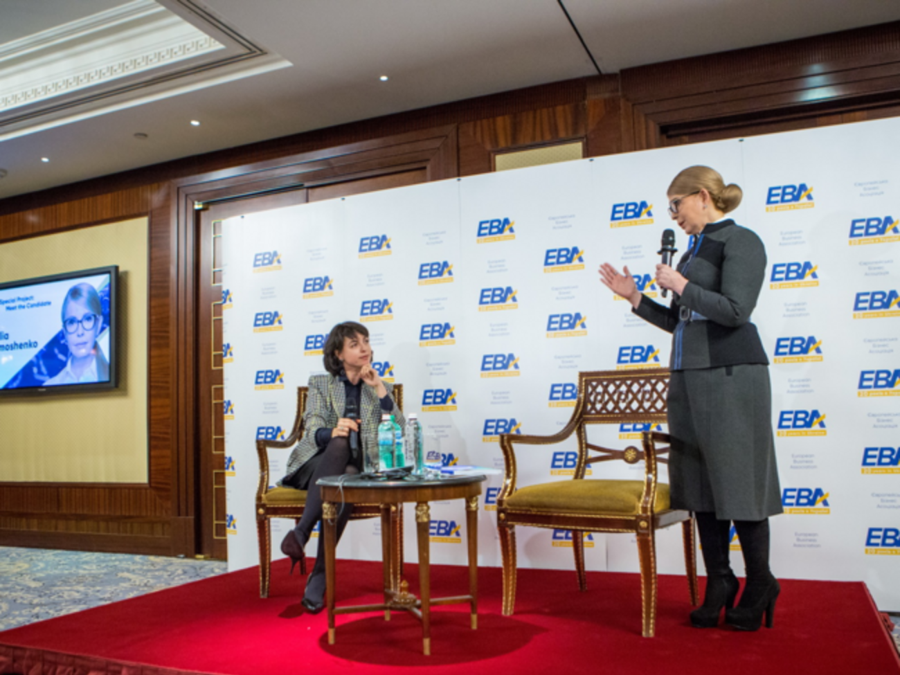 Тимошенко заверила, что в случае победы на президентских выборах сможет организовать консенсус в нынешнем парламенте