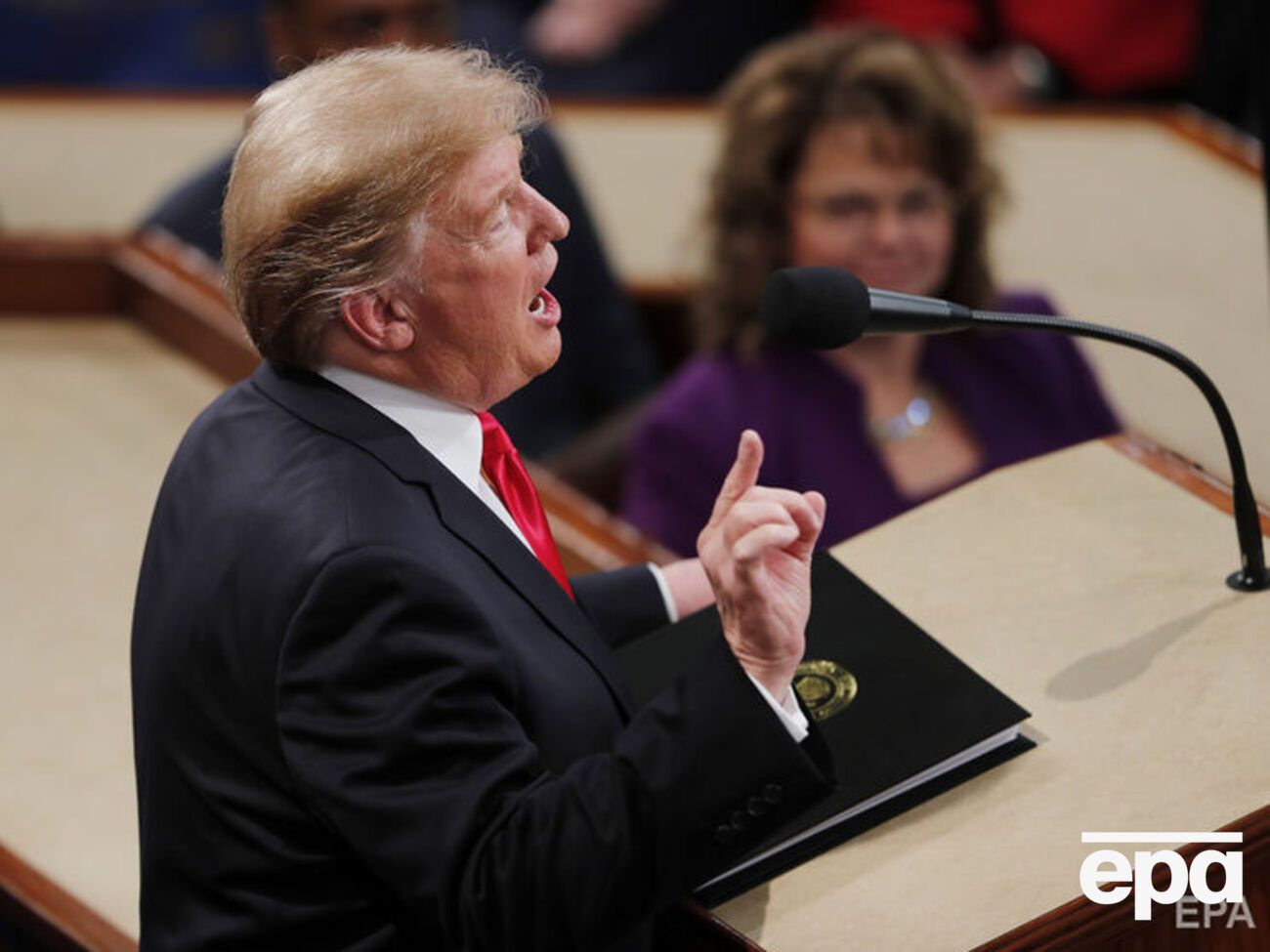 5 февраля Трамп выступил перед Конгрессом США