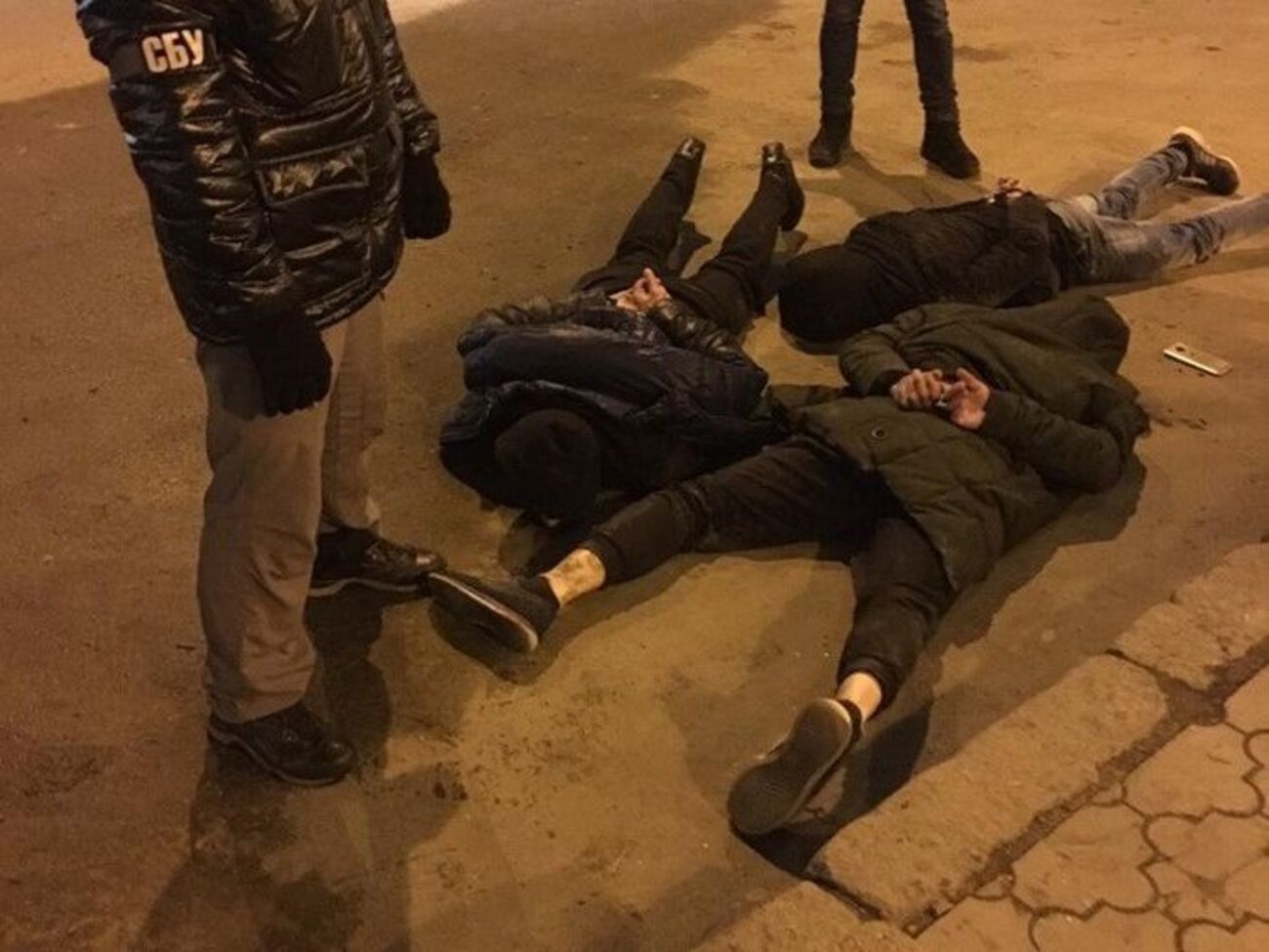 Спецслужба затримала трьох зловмисників