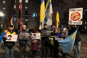"Евромайдан Лондон" принял участие во флешмобе в поддержку Сущенко и других политзаключенных