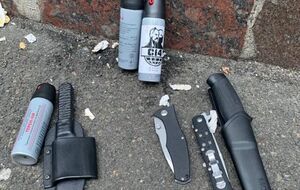 В полиции показали, что нашли у нападавших