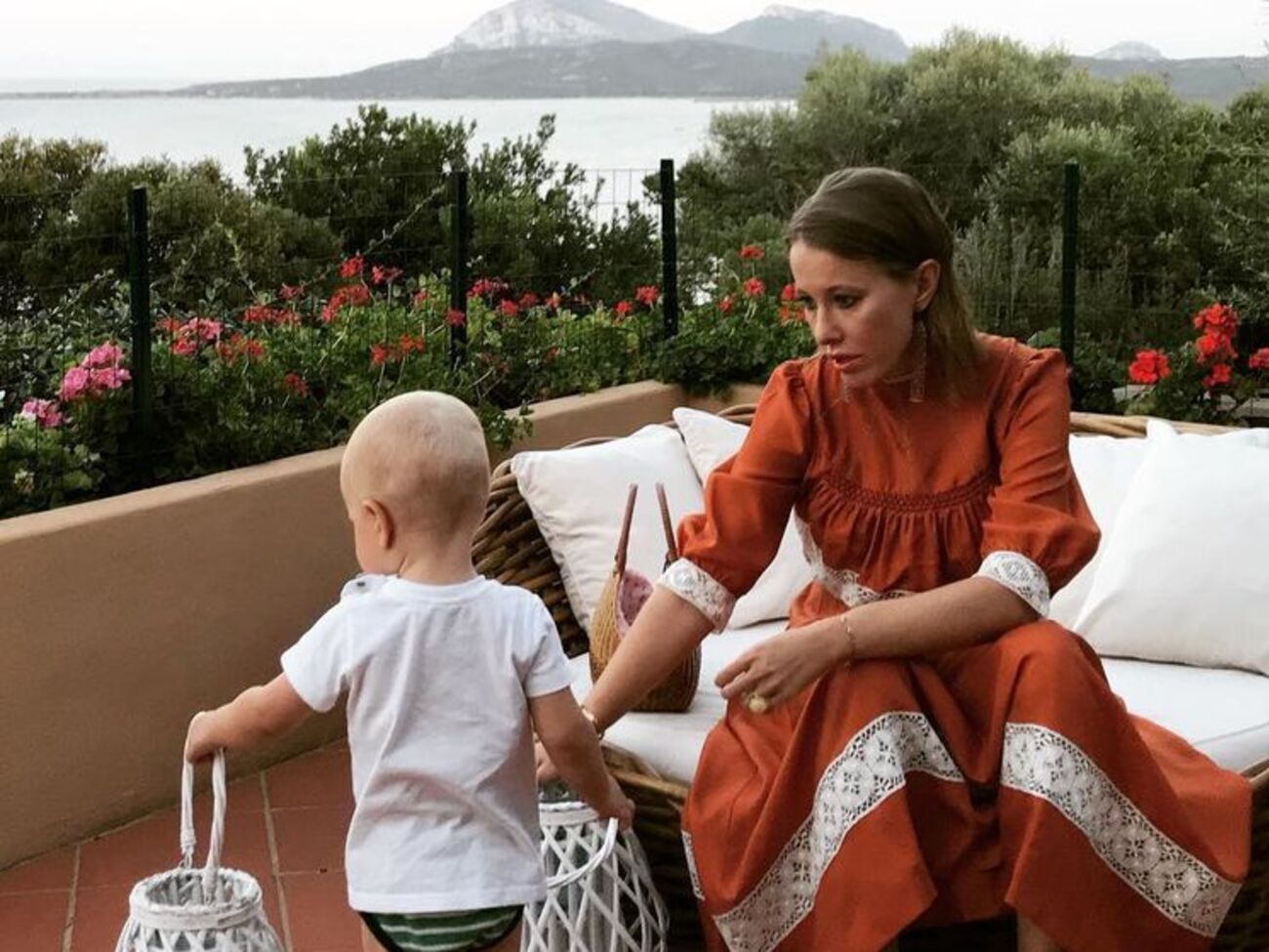 Собчак поділилася знімком сина