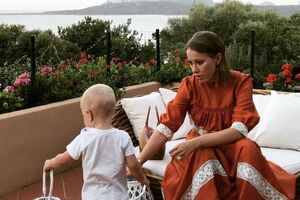 Собчак поділилася знімком сина