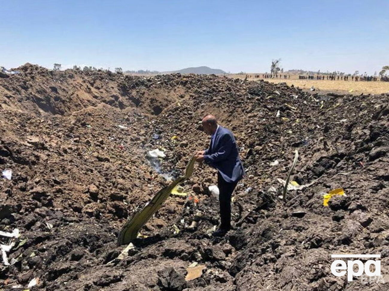 Самолет упал в районе города Бишофту в Эфиопии