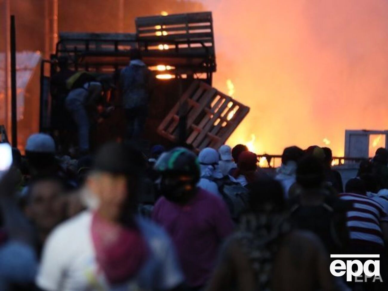 Инцидент произошел 23 февраля на границе Венесуэлы и Колумбии