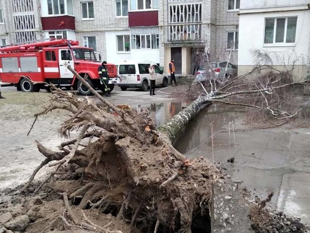 Для ліквідації наслідків негоди залучили 1354 рятувальників