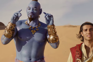 Вілл Сміт (на фото зліва) постав в образі джина