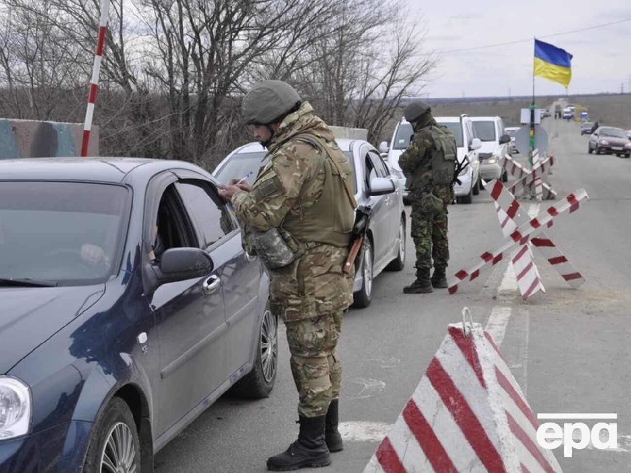 Чоловіка затримали на блокпості